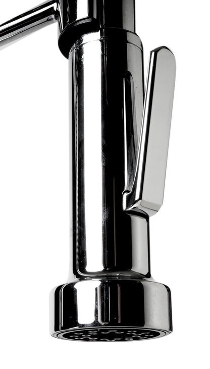ALFI brand ABKF3787 Double Spout Commercial Spring Kitchen Faucet