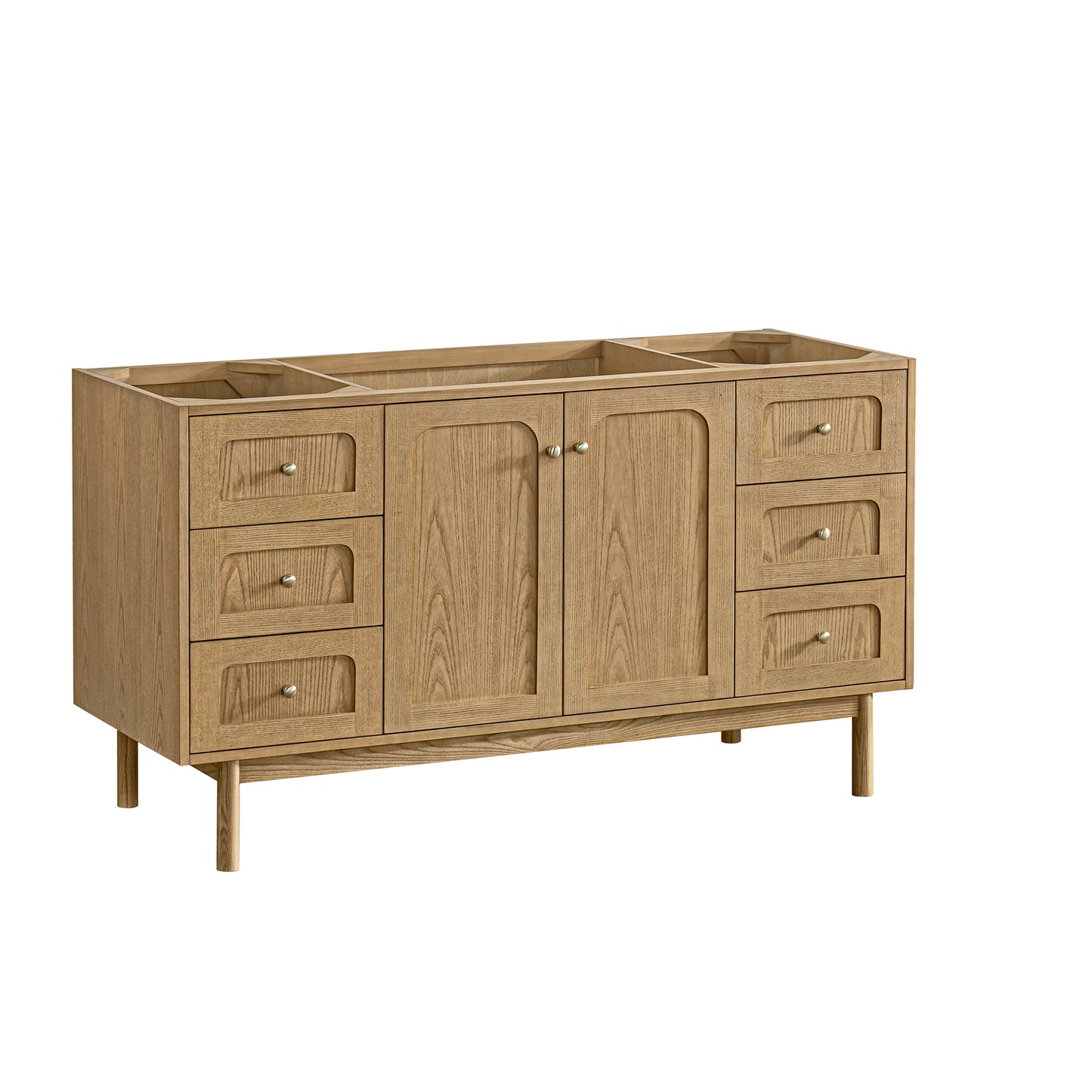 Laurent 60" Single Vanity, Light Natural Oak
