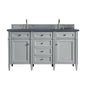 Brittany 60" Double Vanity Cabinet