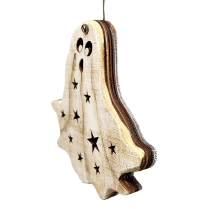 Spooky Starry Ghost Ornament