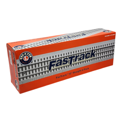 O-Gauge FasTrack 10” Straight - 4 Pack