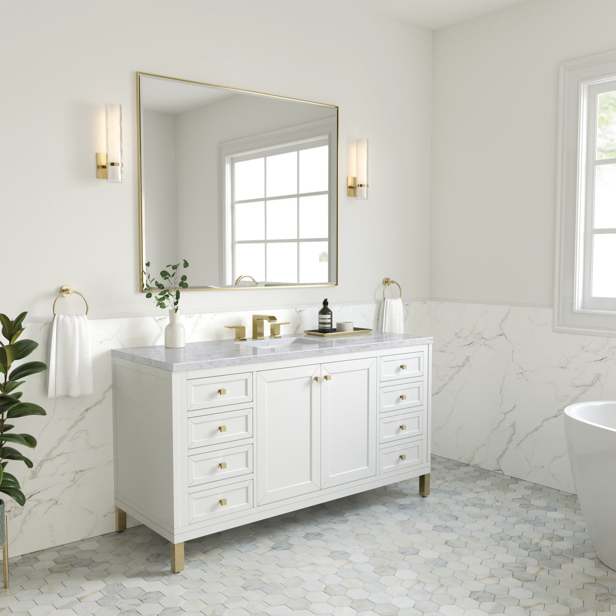 Chicago 60" Single Vanity Cabinet
