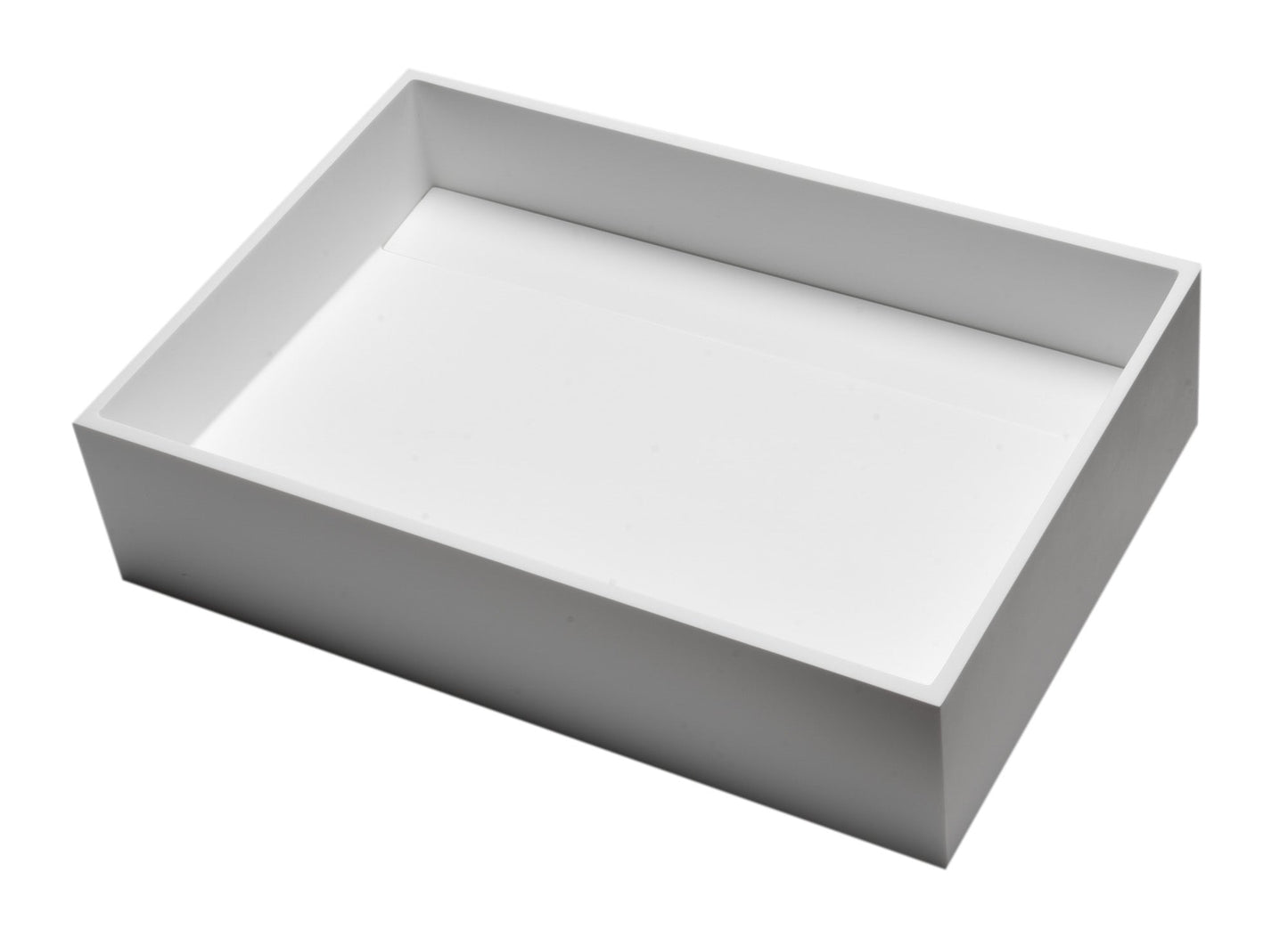 ALFI brand  ABRS2014 20" x 14" White Matte Solid Surface Resin Sink