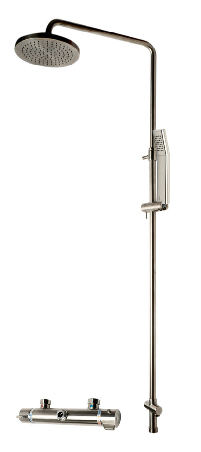 ALFI brand AB2867 Round Style Thermostatic Exposed Shower Set