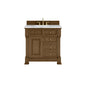 James Martin 547-V36 Brookfield 36” Single Vanity – Black Onyx / Honey Oak / Pearl Charcoal
