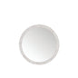 Callie 30" Round Mirror, White Mother of Pearl