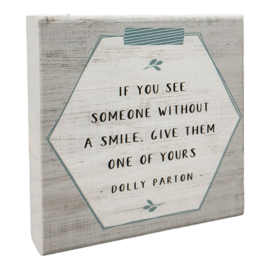 Small Talks Sign - Give Smile