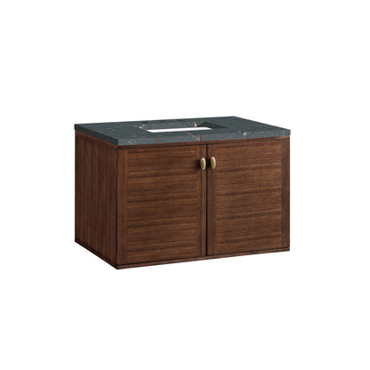Amberly 36" Single Vanity Cabinet, Mid-Century Walnut