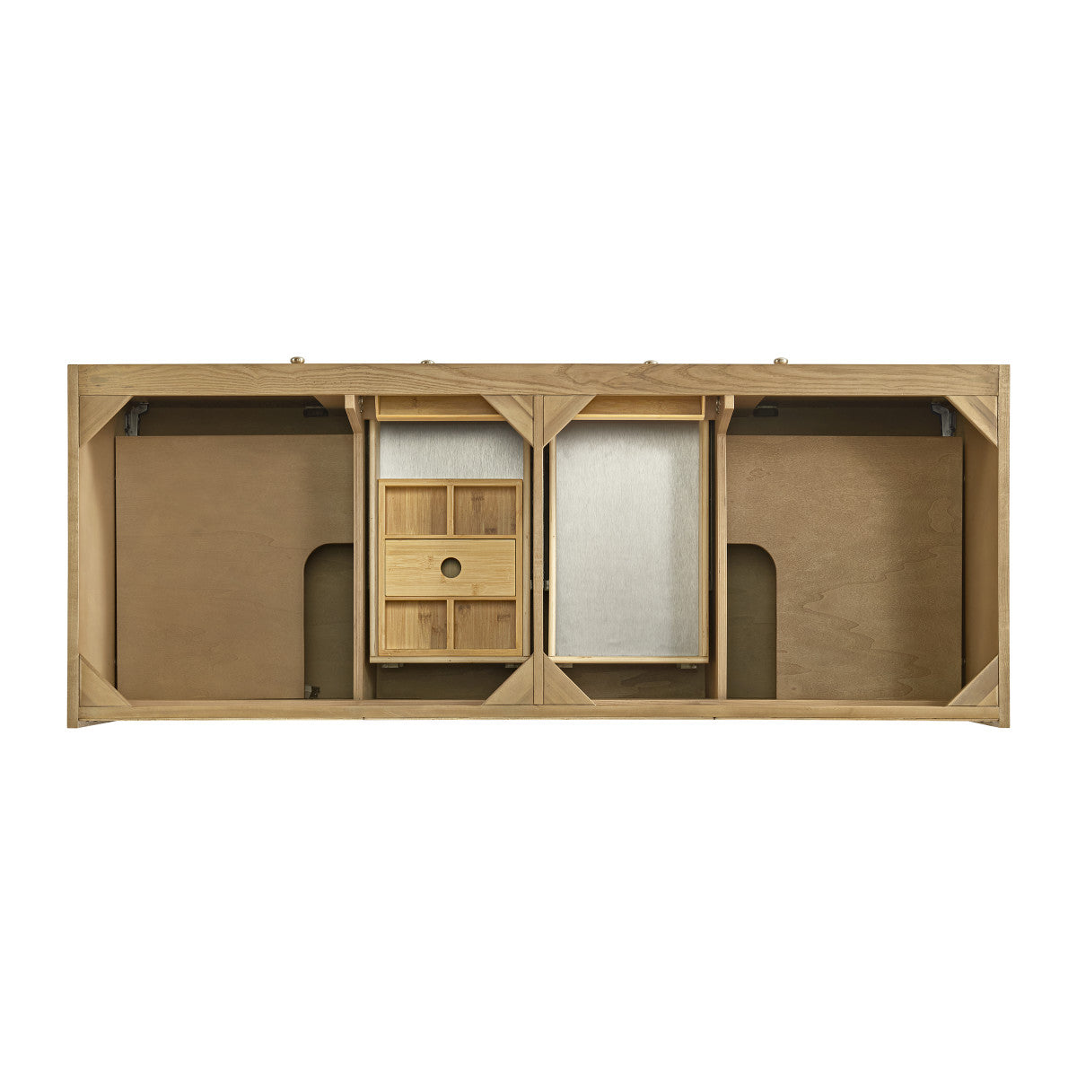 Laurent 60" Double Vanity, Light Natural Oak