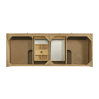 Laurent 60" Double Vanity, Light Natural Oak