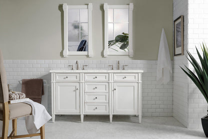 Brittany 60" Double Vanity in Bright White