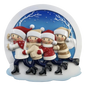 Ice Skating Family of 4 Ornament