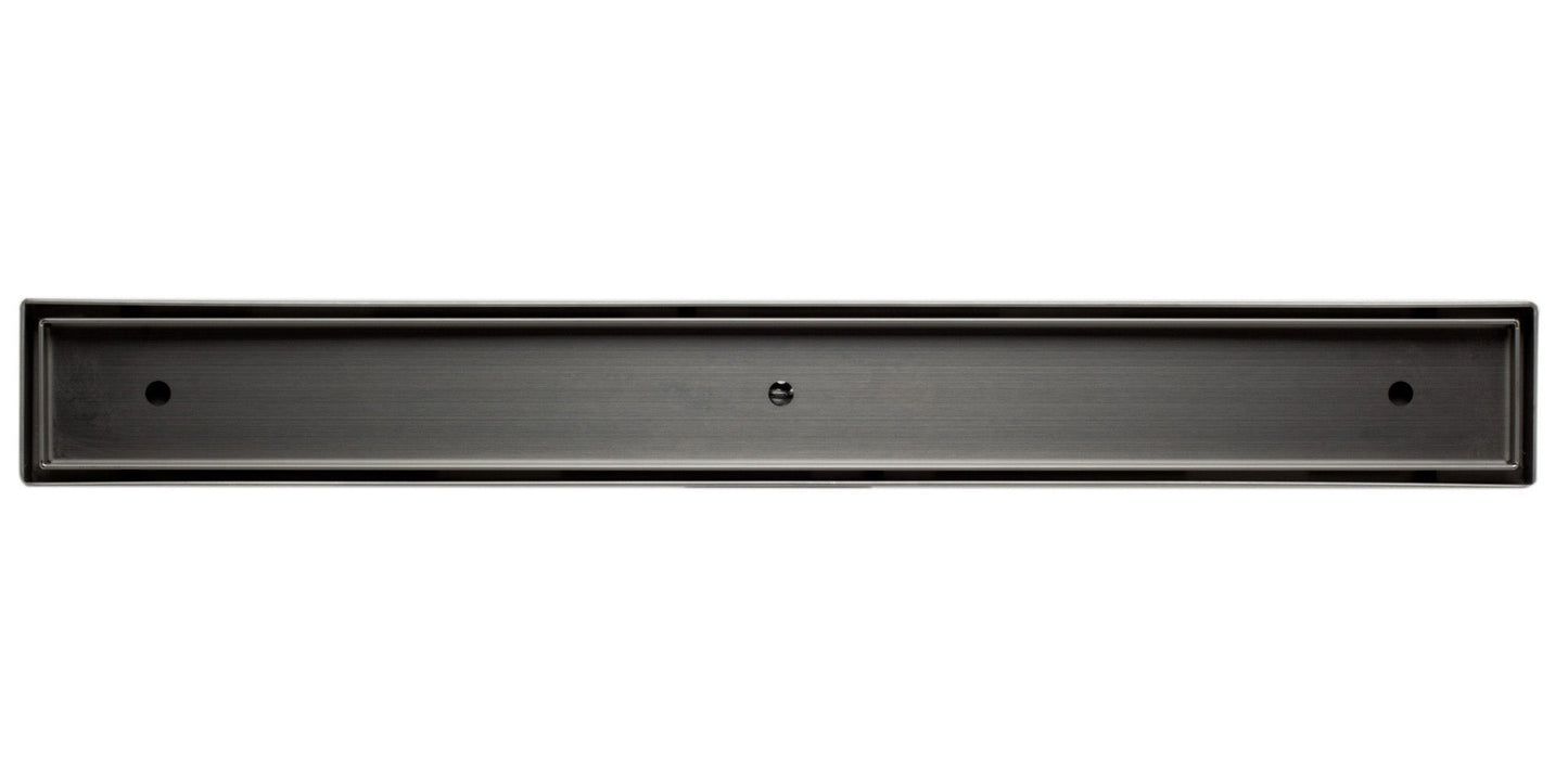 ALFI brand  ABLD24A 24" Long Modern Stainless Steel Linear Shower Drain w/o Cover