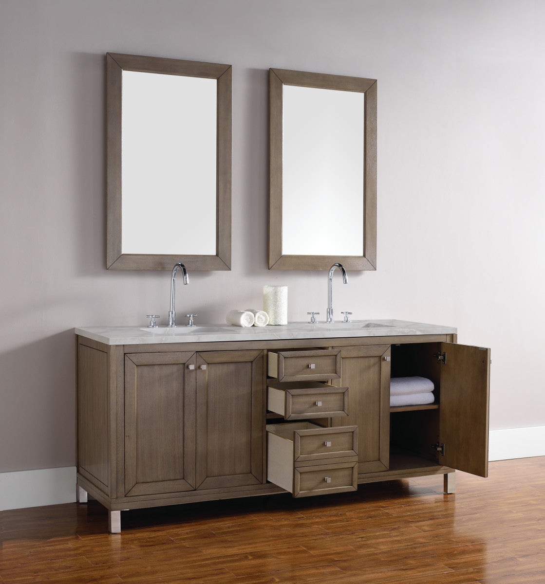 Chicago 72" Double Vanity Cabinet