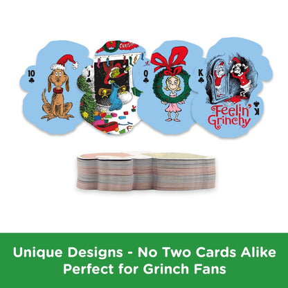 The Grinch Christmas Shaped Playing Cards