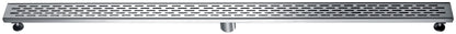 ALFI brand ABLD59C Linear Shower Drain with Groove Holes