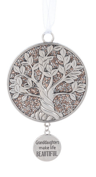 Tree of Life Ornament - Granddaughters Make Life Beautiful