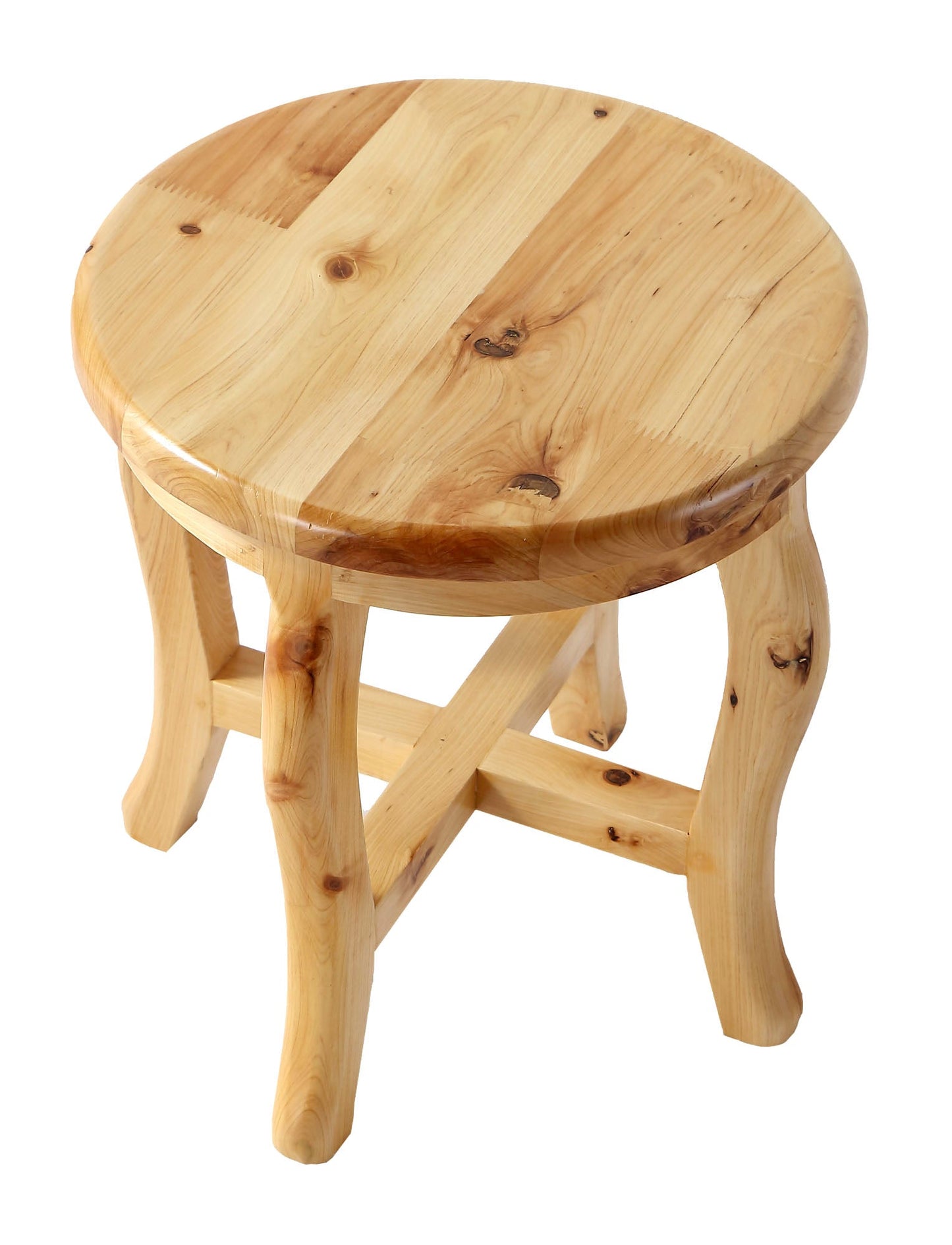 ALFI brand  AB4406 11" Cedar Wood Round  Stool Multi-Purpose Accessory