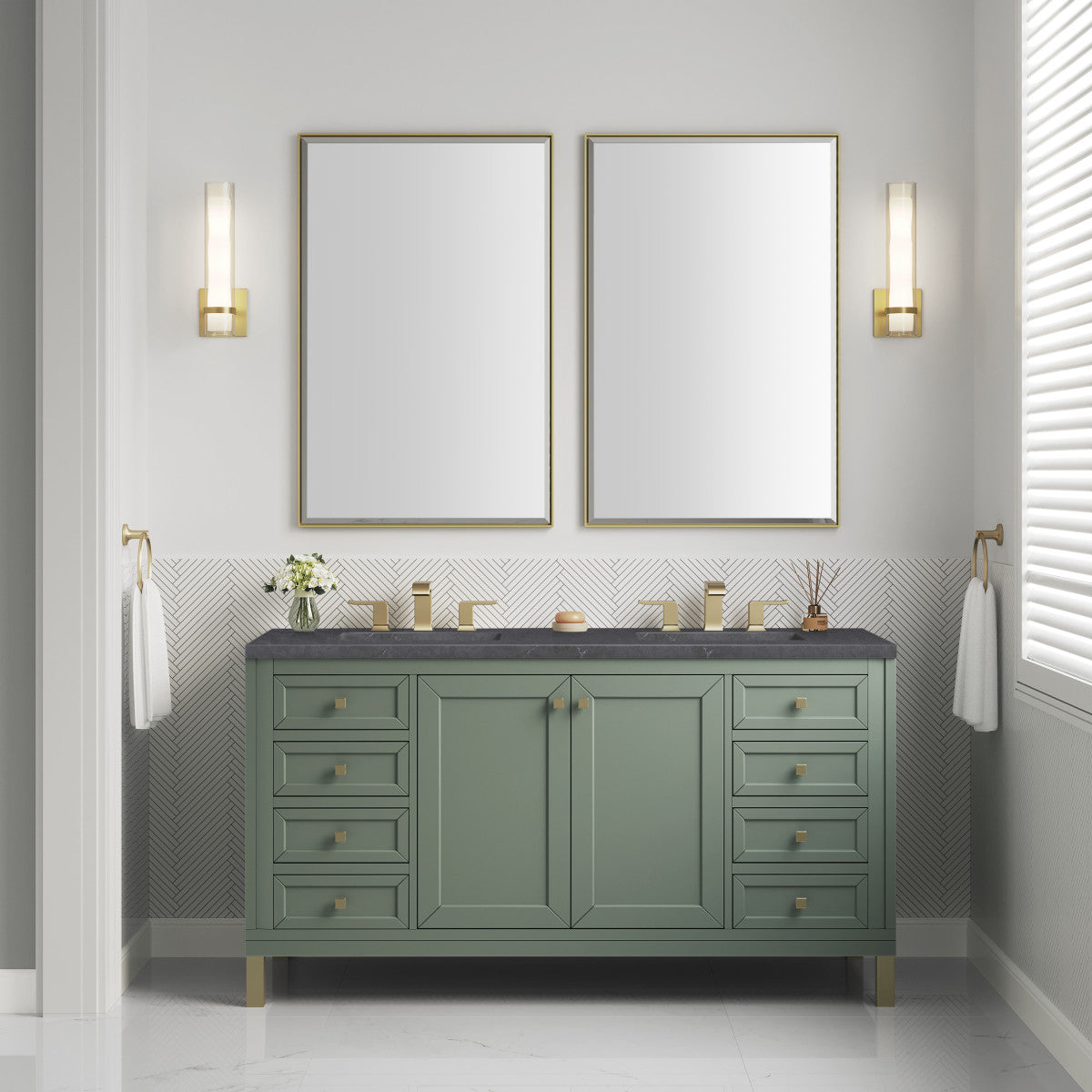 Chicago 60" Double Vanity