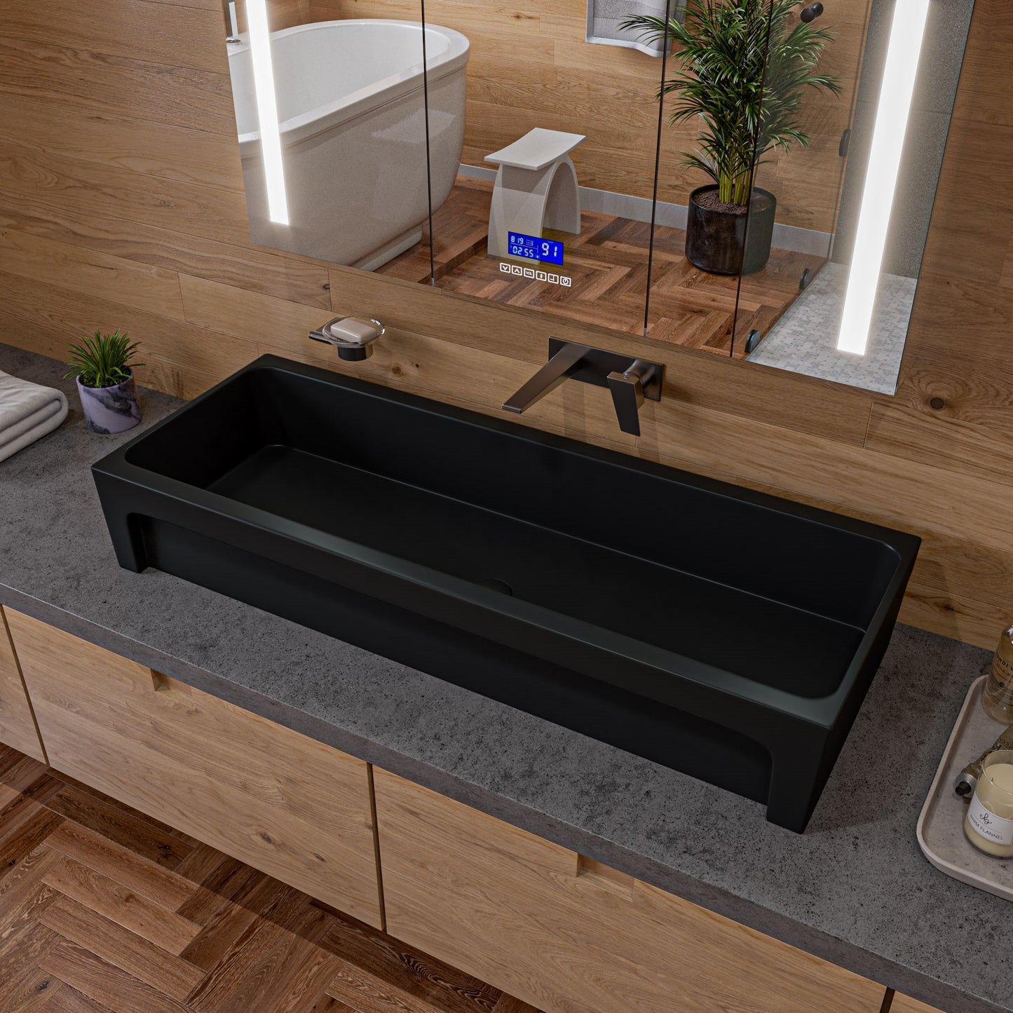 ALFI brand AB1472 Wall Mounted Bathroom Faucet