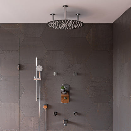 ALFI brand AB3830 2" Round Adjustable Shower Body Spray