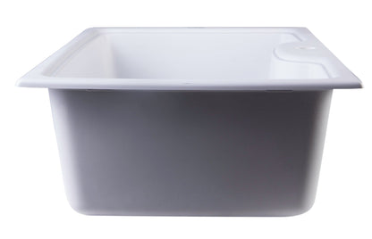 ALFI brand AB3520DI 35" Drop-In Single Bowl Granite Composite Kitchen Sink