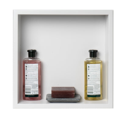 ALFI brand ABNC1616 16" x 16"  Square Single Shelf Bath Shower Niche