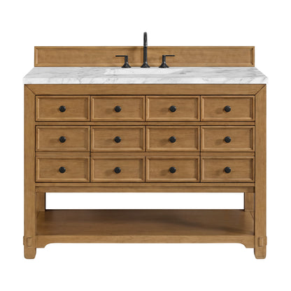 Malibu 48" Single Vanity, Amber Birch