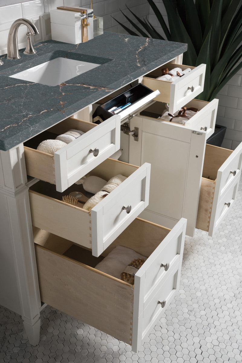 Brittany 48" Single Vanity in Bright White