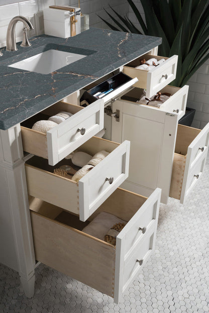 Brittany 48" Single Vanity in Bright White