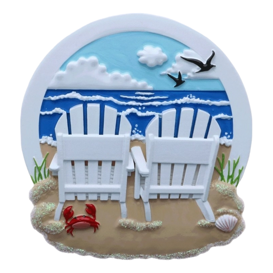 Beach Chairs Ornament