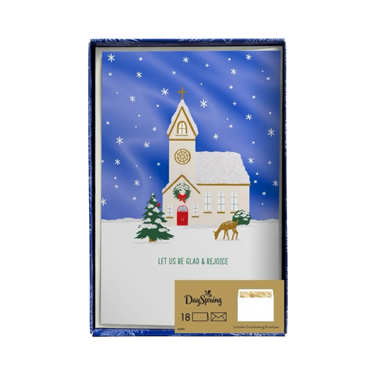 Let Us Be Glad and Rejoice - 18 Christmas Boxed Cards and Envelopes