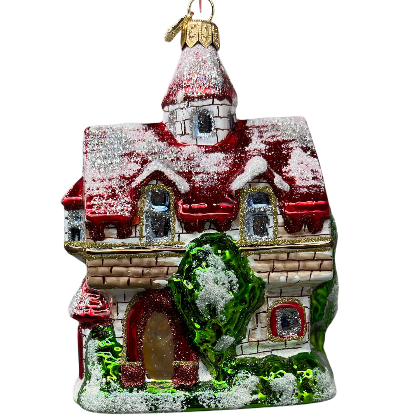 Santa Castle  Ornament
