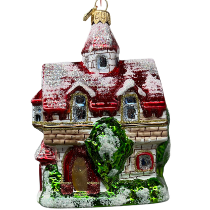 Santa Castle  Ornament