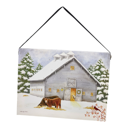 Fiber Optic Lighted Canvas Art - Farm Animals