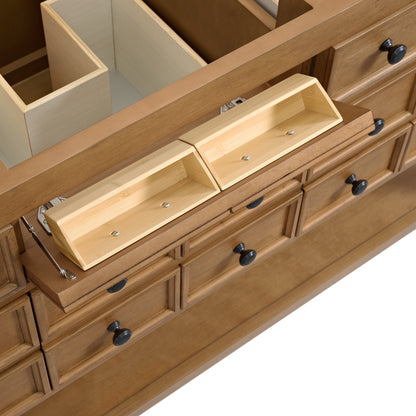 Malibu 60" Single Vanity Cabinet, Amber Birch