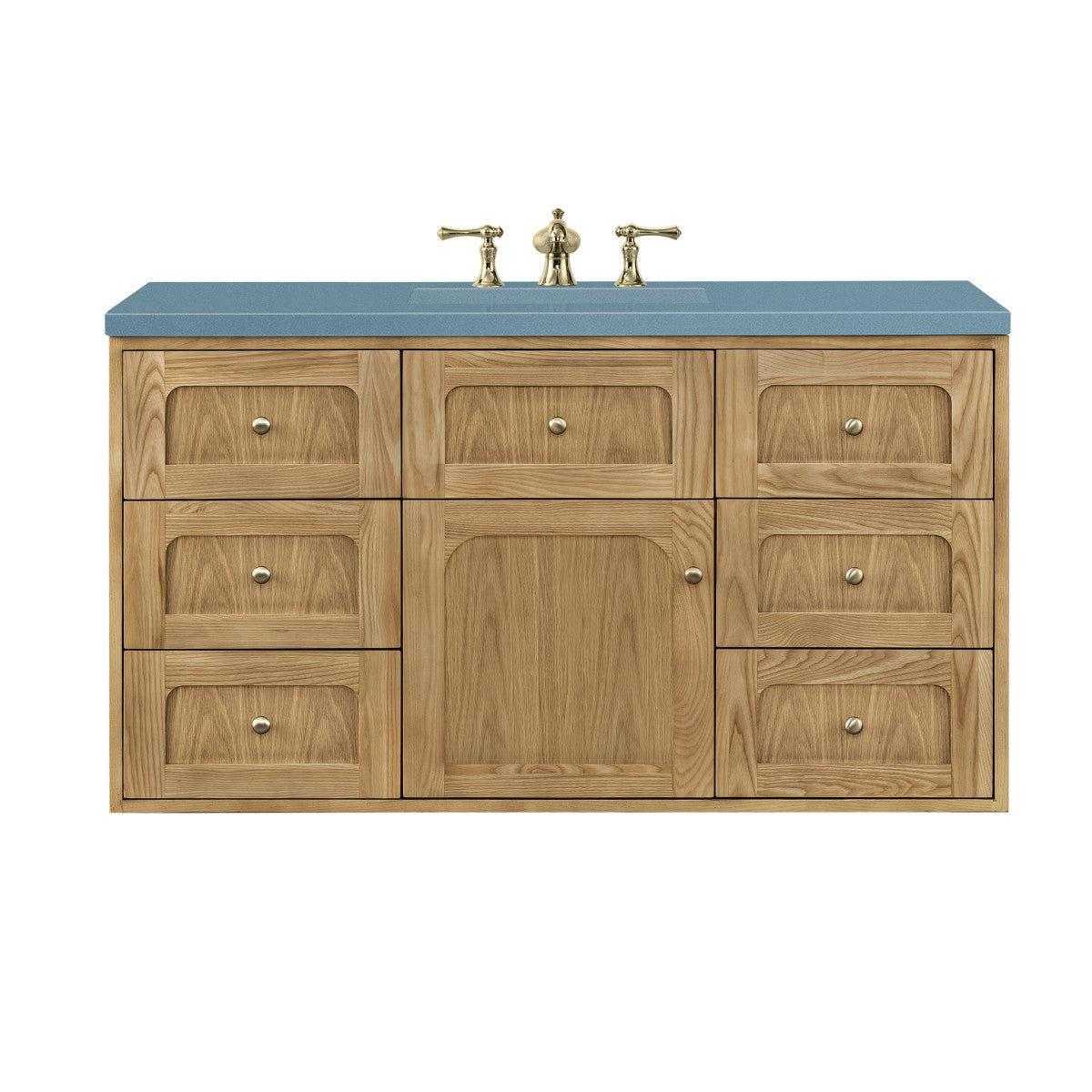 Laurent 48" Single Vanity Cabinet, Light Natural Oak