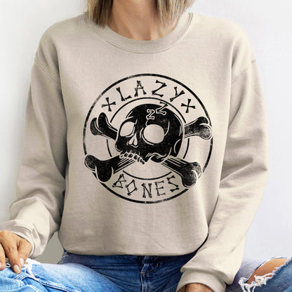 Lazy Bones Vintage Halloween Sweatshirt