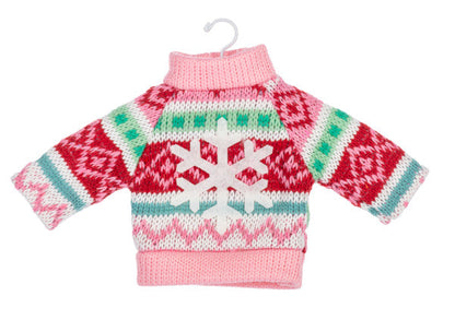 Woven Holiday Sweater Ornament -