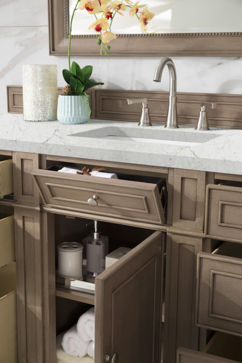 Bristol 60" Single Vanity Cabinet, Bright White