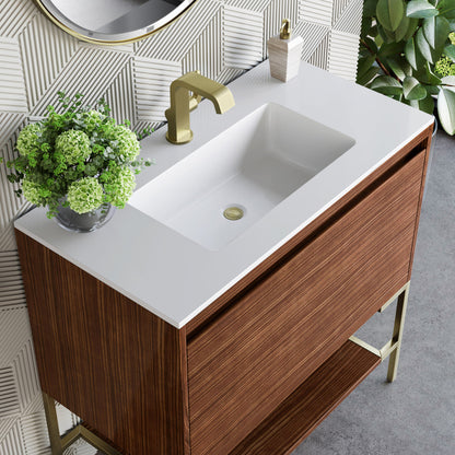 Mantova 35.4" Single Vanity Cabinet