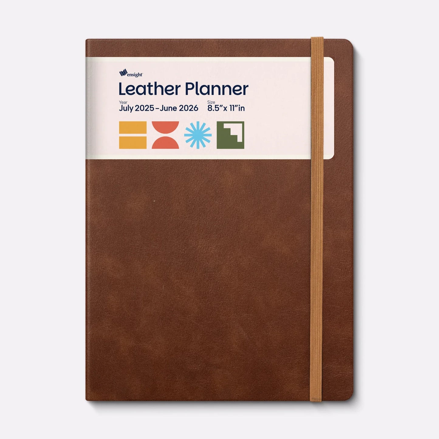 Leather Planner Jun 2025 - Jul 2026