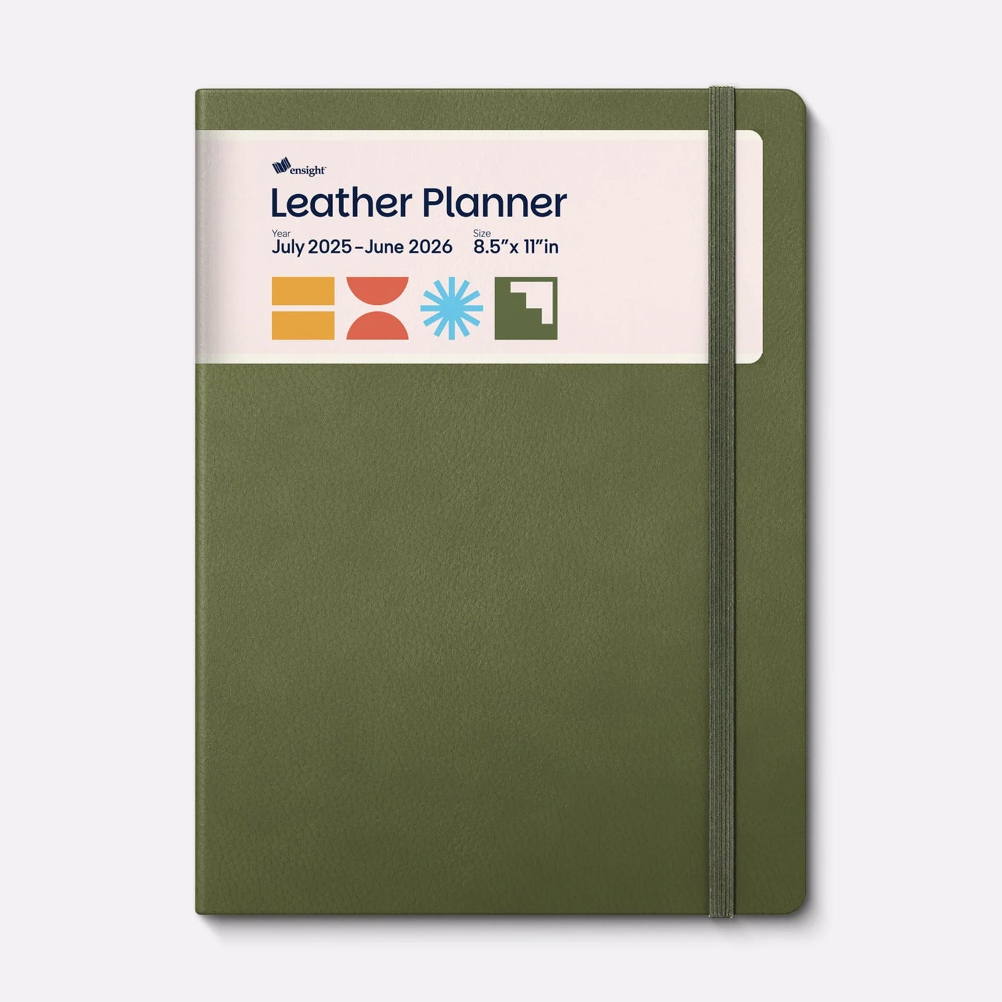 Leather Planner Jun 2025 - Jul 2026