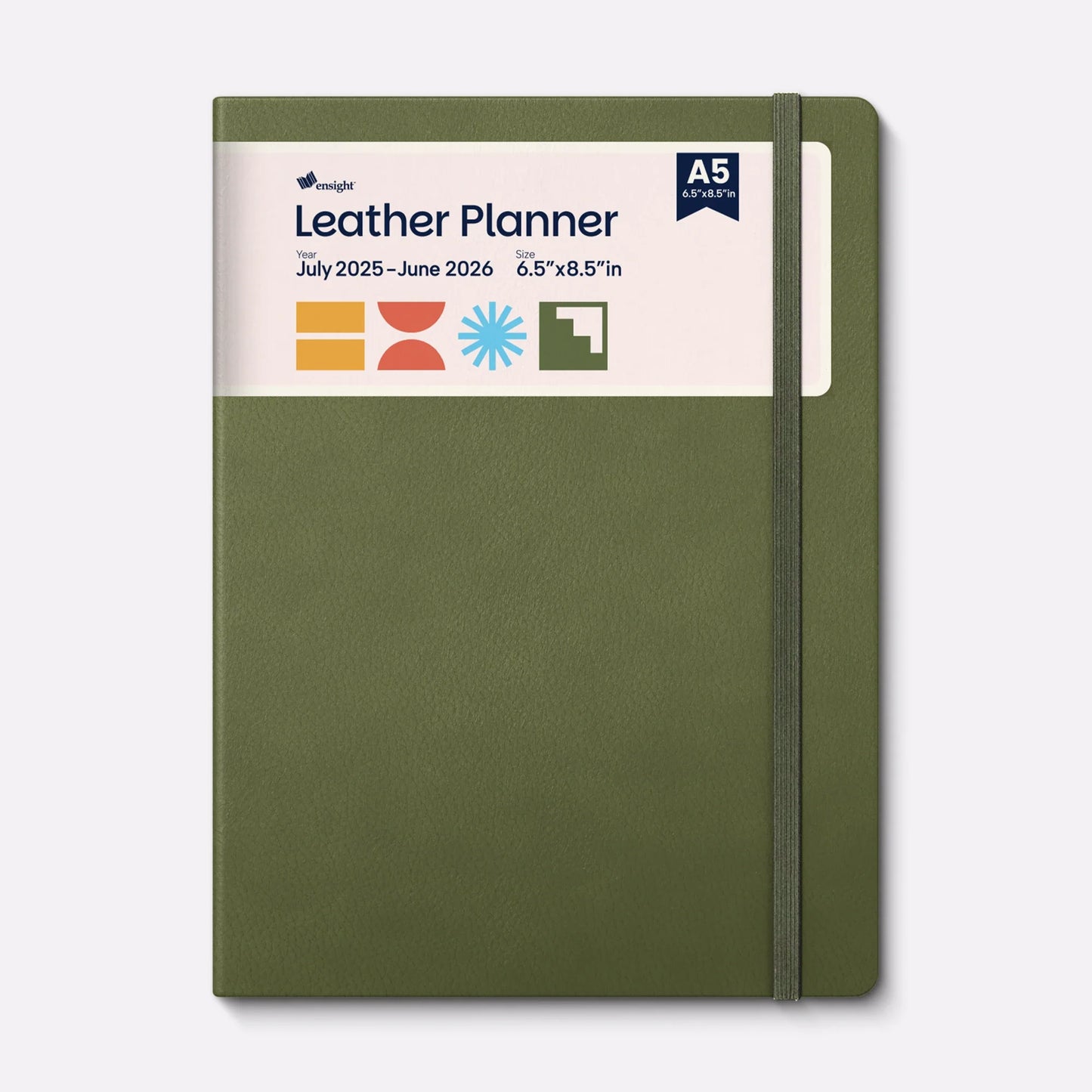 Leather Planner Jun 2025 - Jul 2026
