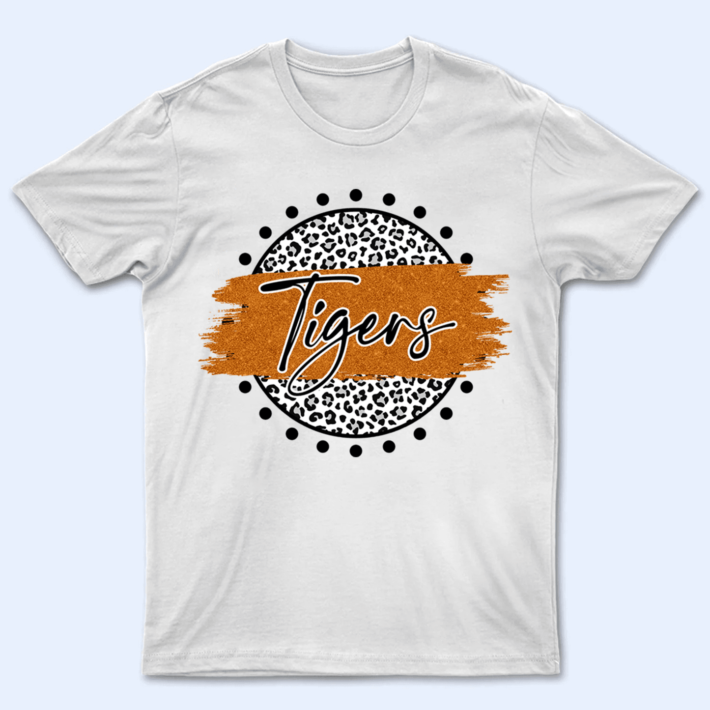 Leopard Brush Mascot - Personalized Custom T Shirt - Birthday, Loving, Funny Gift for Teacher, Kindergarten, Preschool, Pre K, Paraprofessional