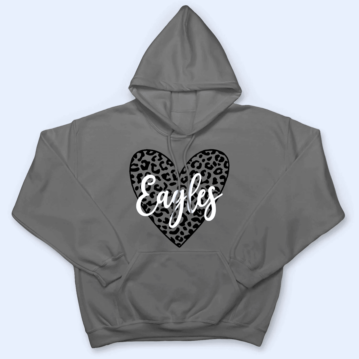 Leopard Heart School Mascot - Personalized Custom T Shirt - Birthday, Loving, Funny Gift for Teacher, Kindergarten, Preschool, Pre K, Paraprofessional