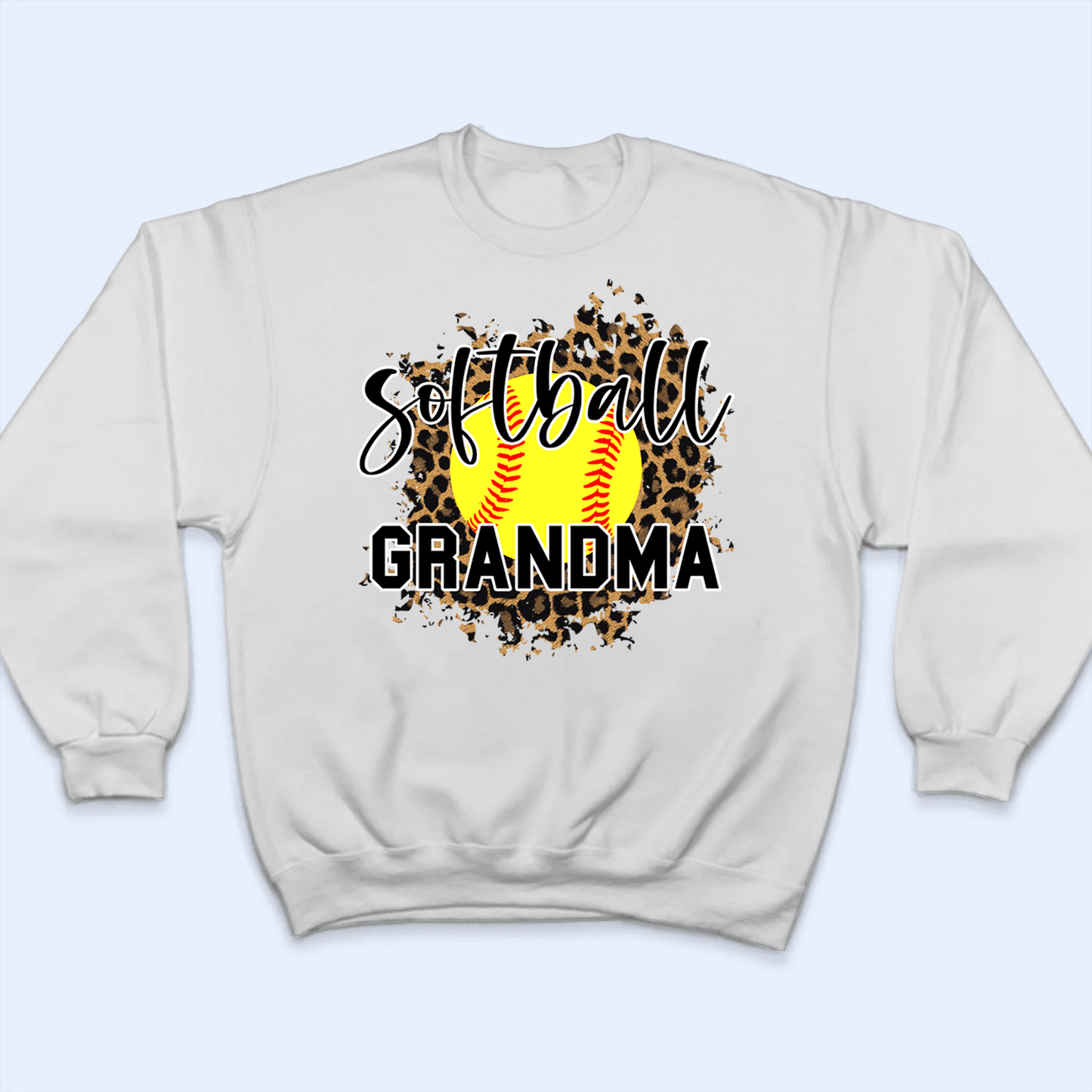 Leopard Sport Grandma - Personalized Custom T Shirt - Birthday, Loving, Funny Gift for Grandma/Nana/Mimi, Mom, Wife, Grandparent