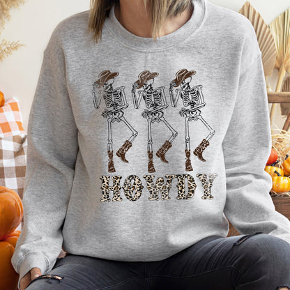 Howdy Leopard Halloween Sweatshirt