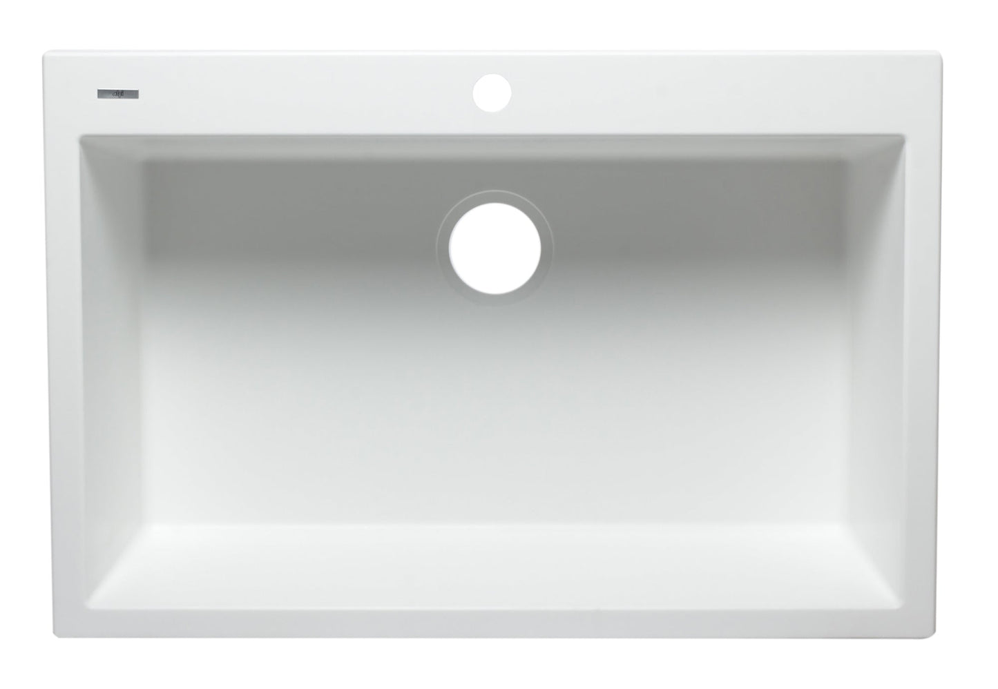 ALFI brand AB3322DI 33" Single Bowl Drop In Granite Composite Kitchen Sink