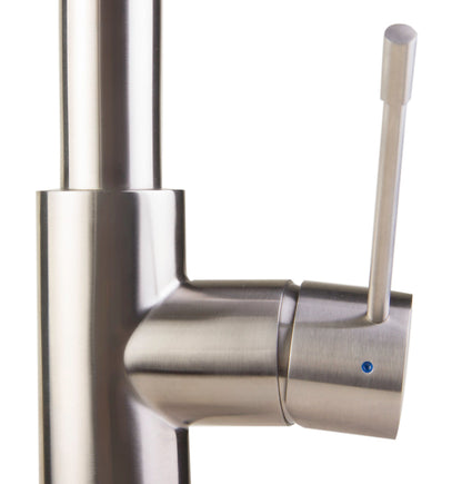 ALFI brand  AB2015 Brushed Gooseneck Single Hole Faucet